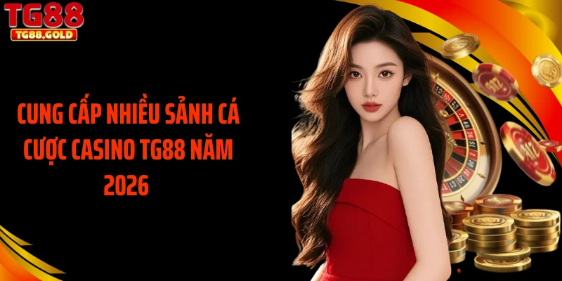 Cung cấp nhiều sảnh cá cược casino TG88 năm 2026